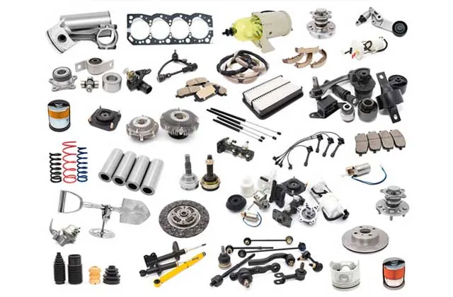 Variedade de peças automotivas